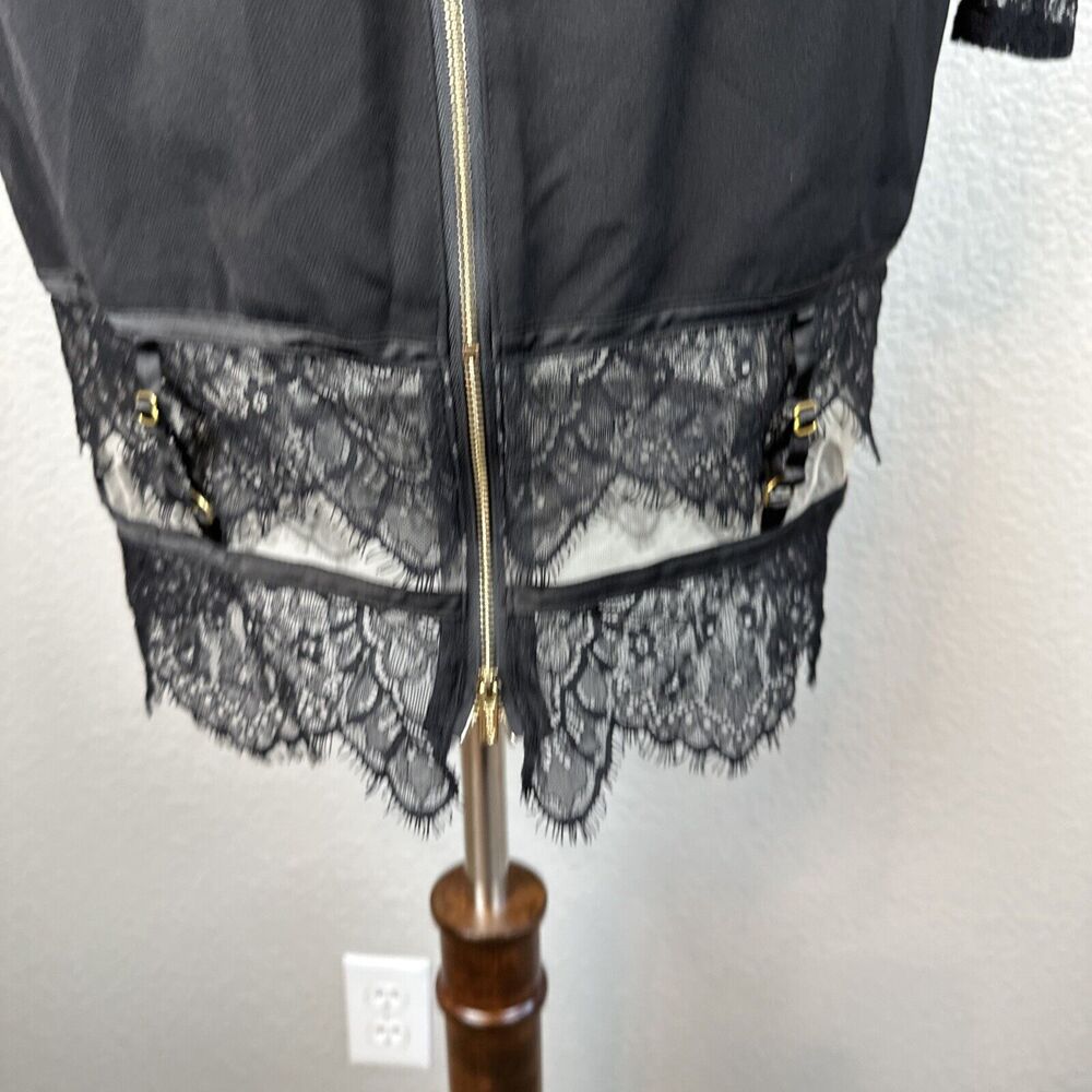 House of CB Black Lace Long Sleeve Dress - Picture 6 of 9